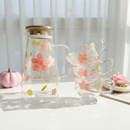 Floral Juice Set
