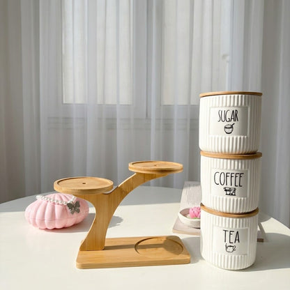 Tree Stand Canister Set