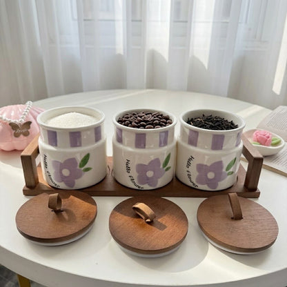 Flowery Canister Set