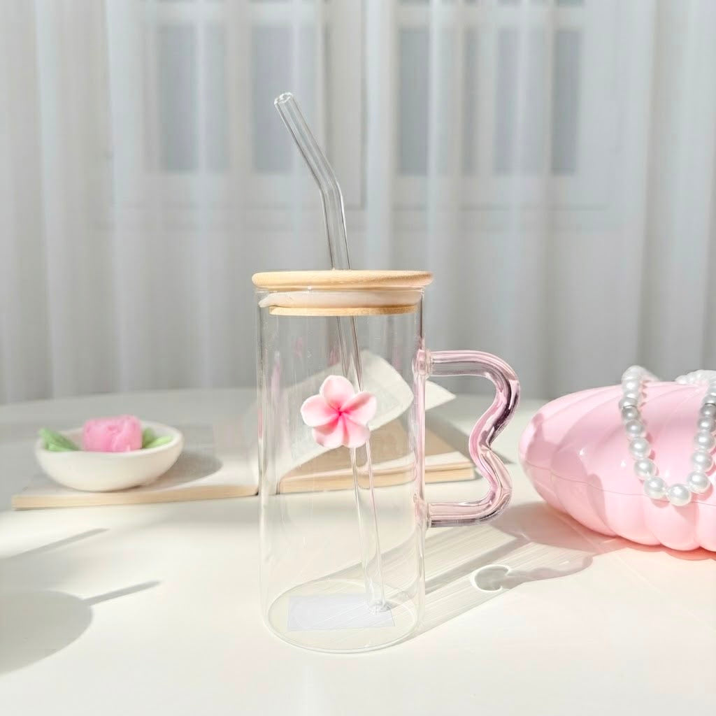Cute Flowery Cup