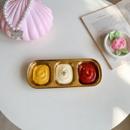 Golden Glow Sauce Tray