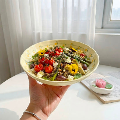 Yellow Bloom Plate