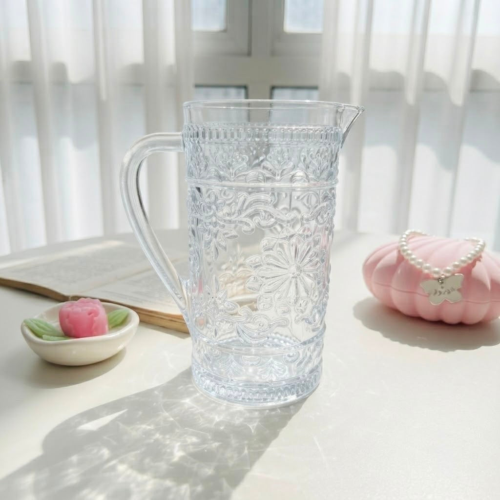 Vintage Glass Pitcher