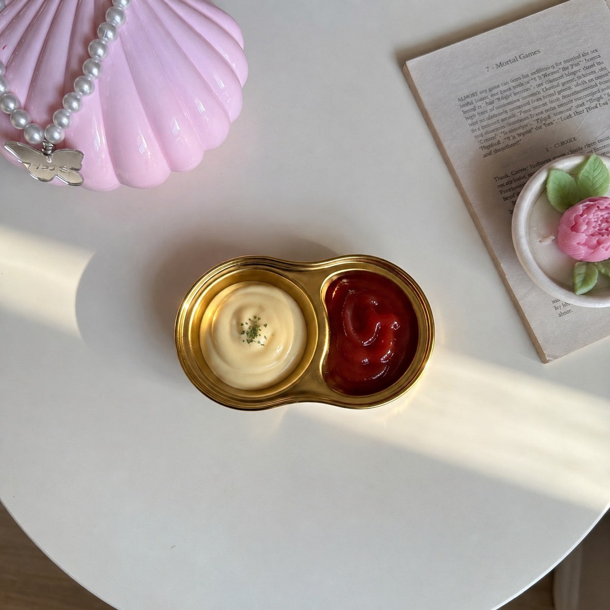 Golden Glow Sauce Tray