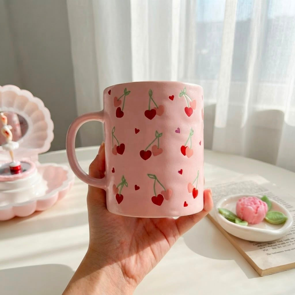 Cherry Heart Mug