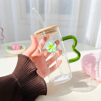 Cute Flowery Cup