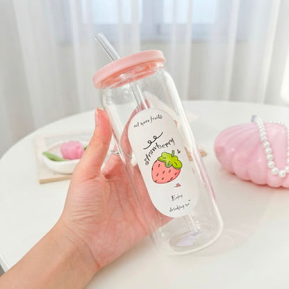 Fruity Glass Cup