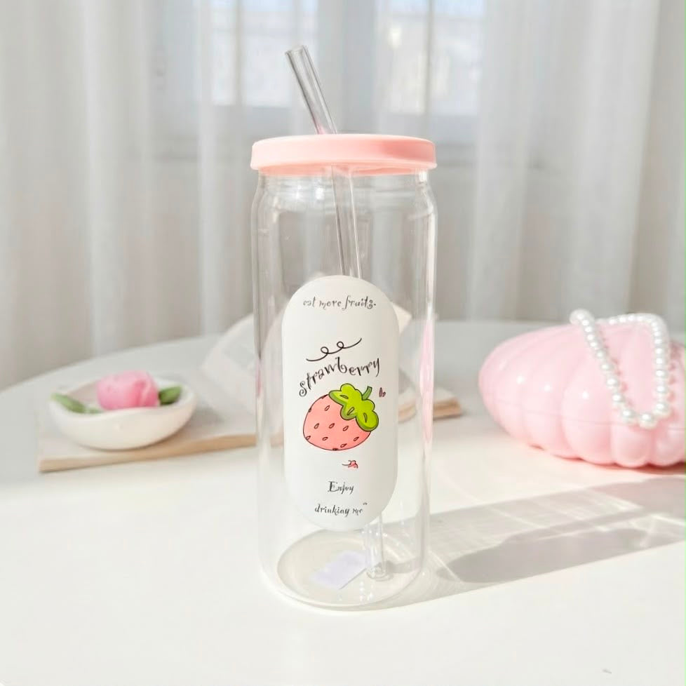 Fruity Glass Cup