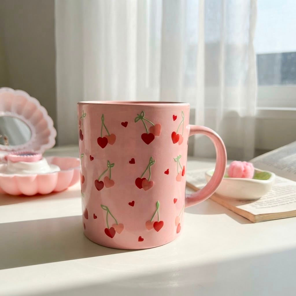 Cherry Heart Mug