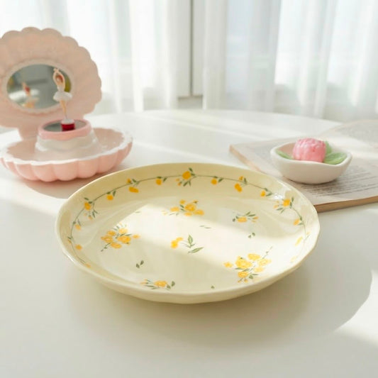 Yellow Bloom Plate