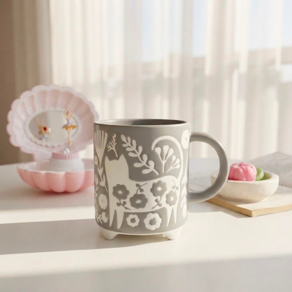 Cats Flowery Mug