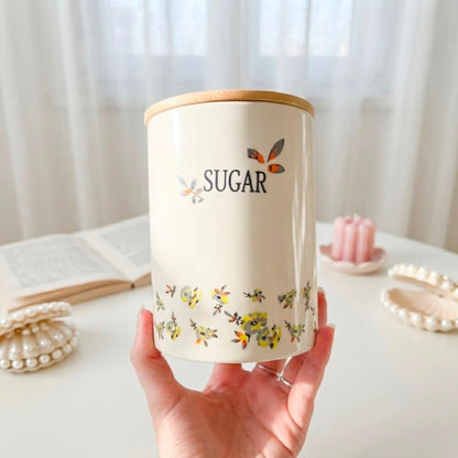 Floral Storage Canisters