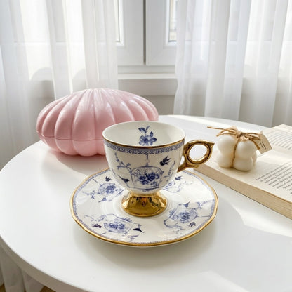 Blue Bird Cage Cup Coffee Size (Full Set)