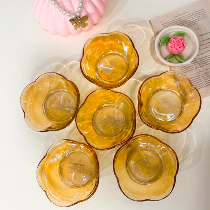Flower Glass Bowls