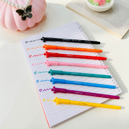 Cactus Pen Set - 8 PCS