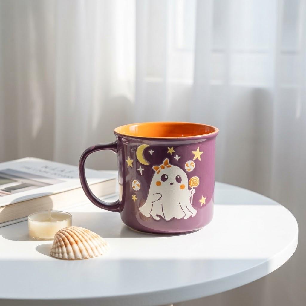 Purple Boo Mug