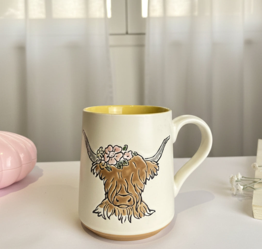 Flora Cow Mug