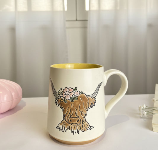 Flora Cow Mug
