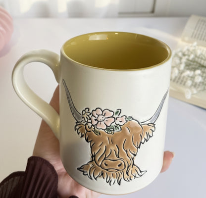 Flora Cow Mug