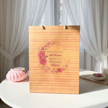 Rosy Kraft Bag