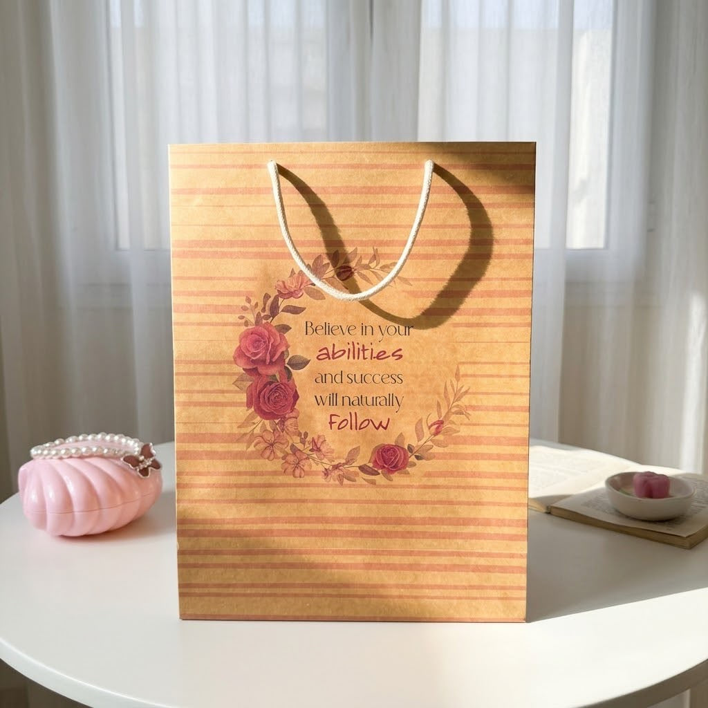 Rosy Kraft Bag