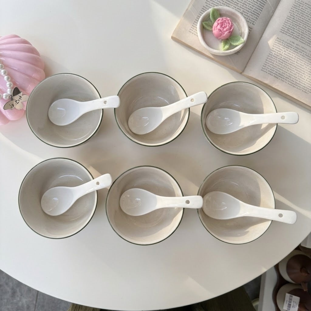 Floral Soup Bowl Set