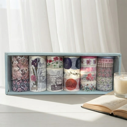 Floral Washi Tape Box