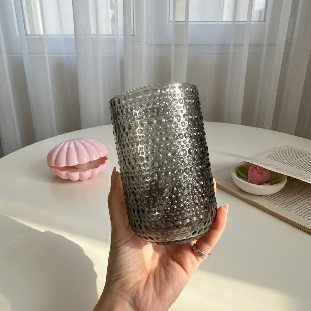 Bubbles Glass Cup