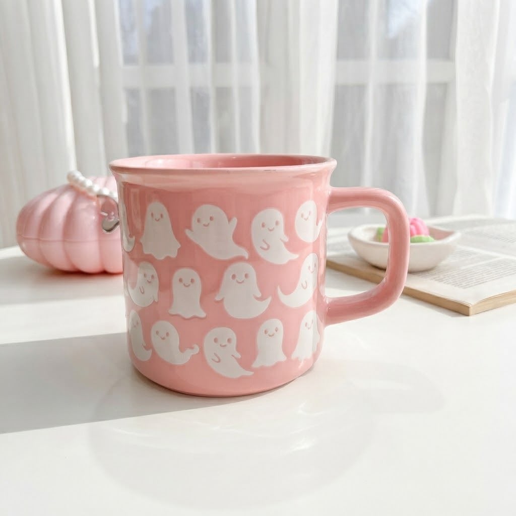 Pink Ghosty Mug