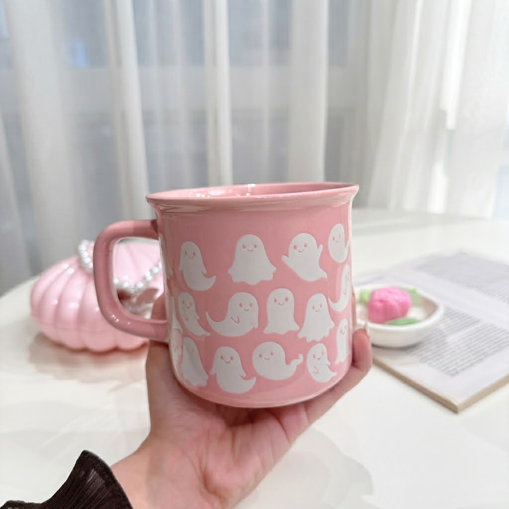 Pink Ghosty Mug