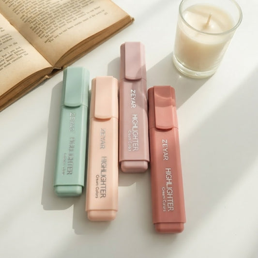 Cream Colors Highlighter Set - 4 PCS