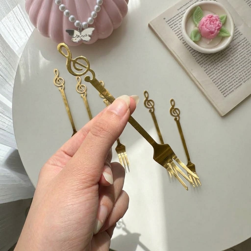 Music Fork&Spoon Set