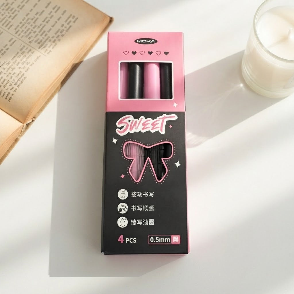 Pinky Pen Set - 4 PCS