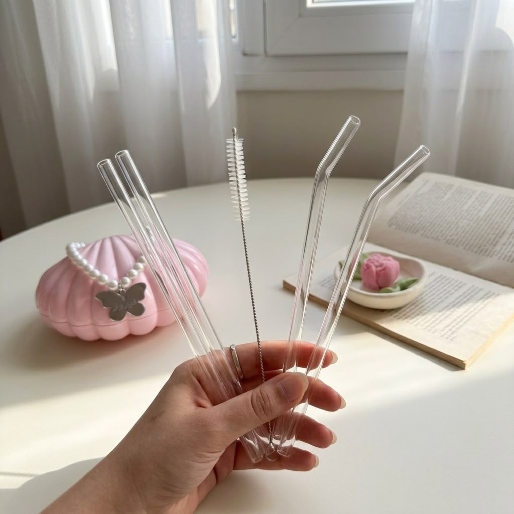 Straw set 4 pieces