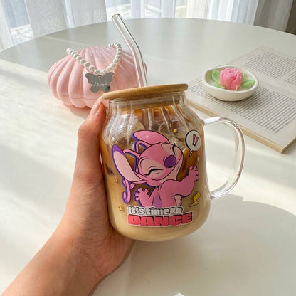 Stitch&Angel Glassy Cup
