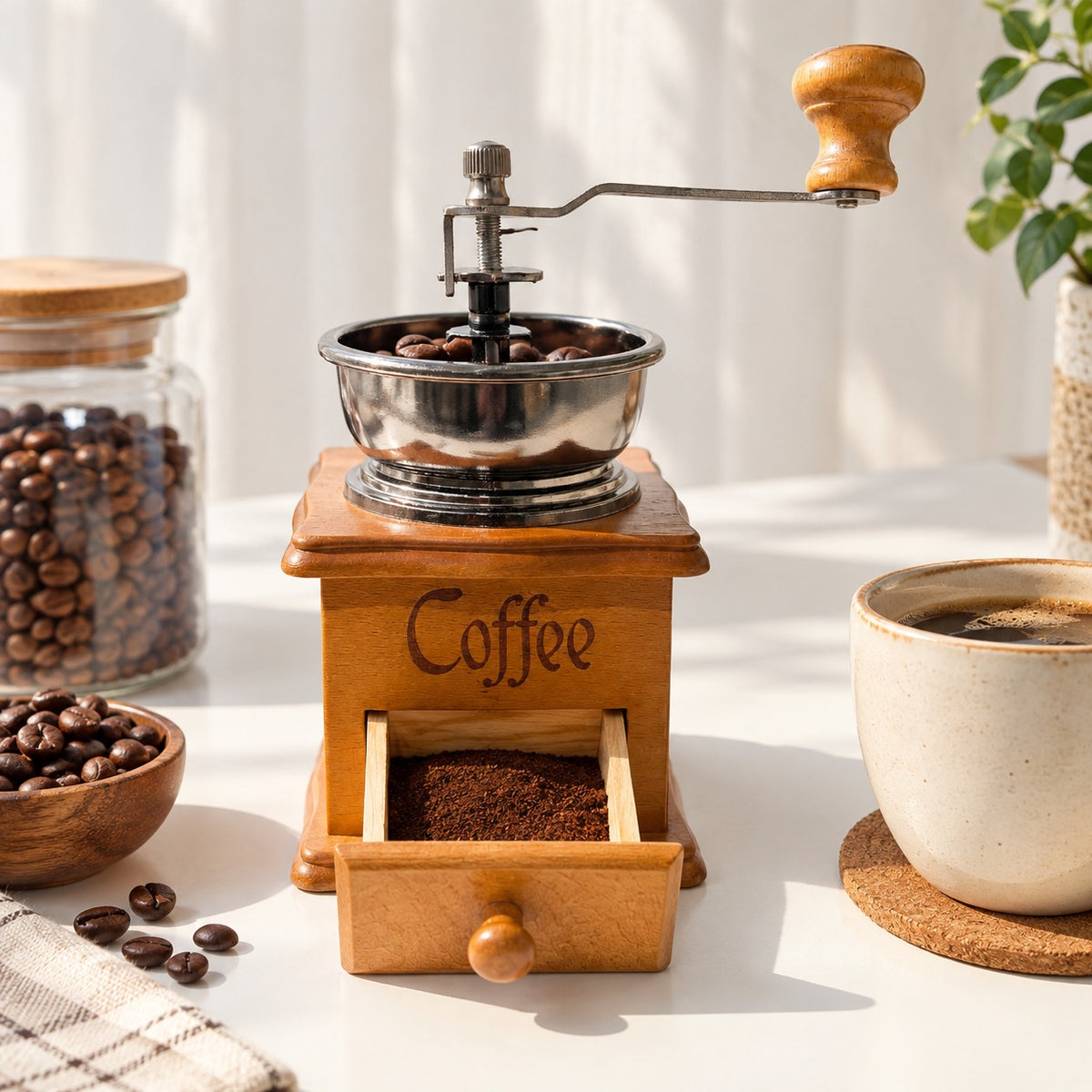 Vintage Manual Coffee Grinder