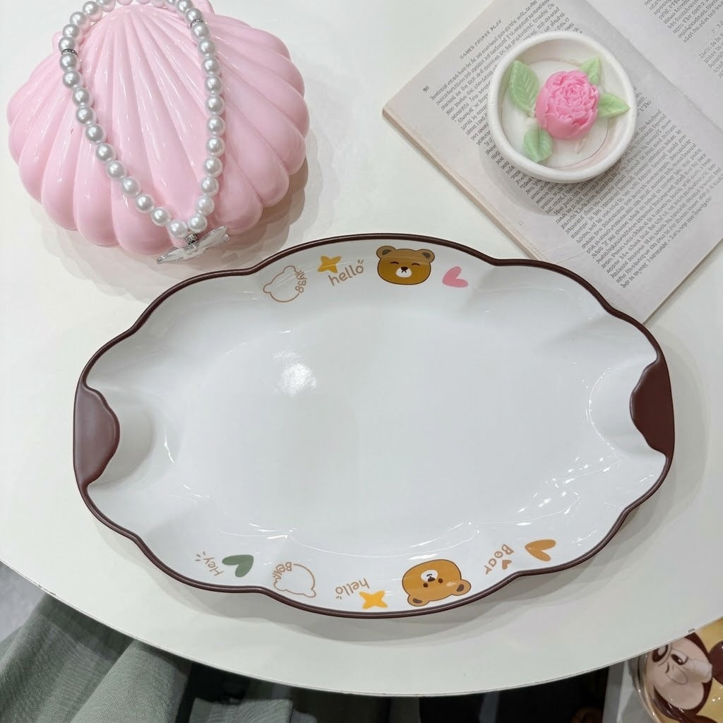 Cute Bear Serving Plate