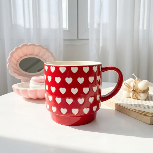 Hearty&Bow Red Mug