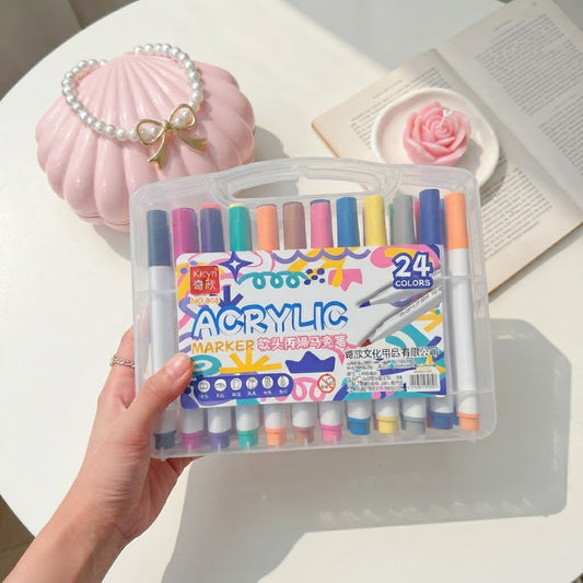 Acrylic Mark Pens - 24 Pen