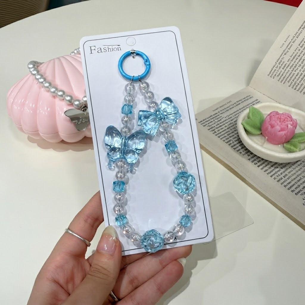 Bow Butterfly Phone Strap
