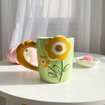 Pop-Out Floral Mug