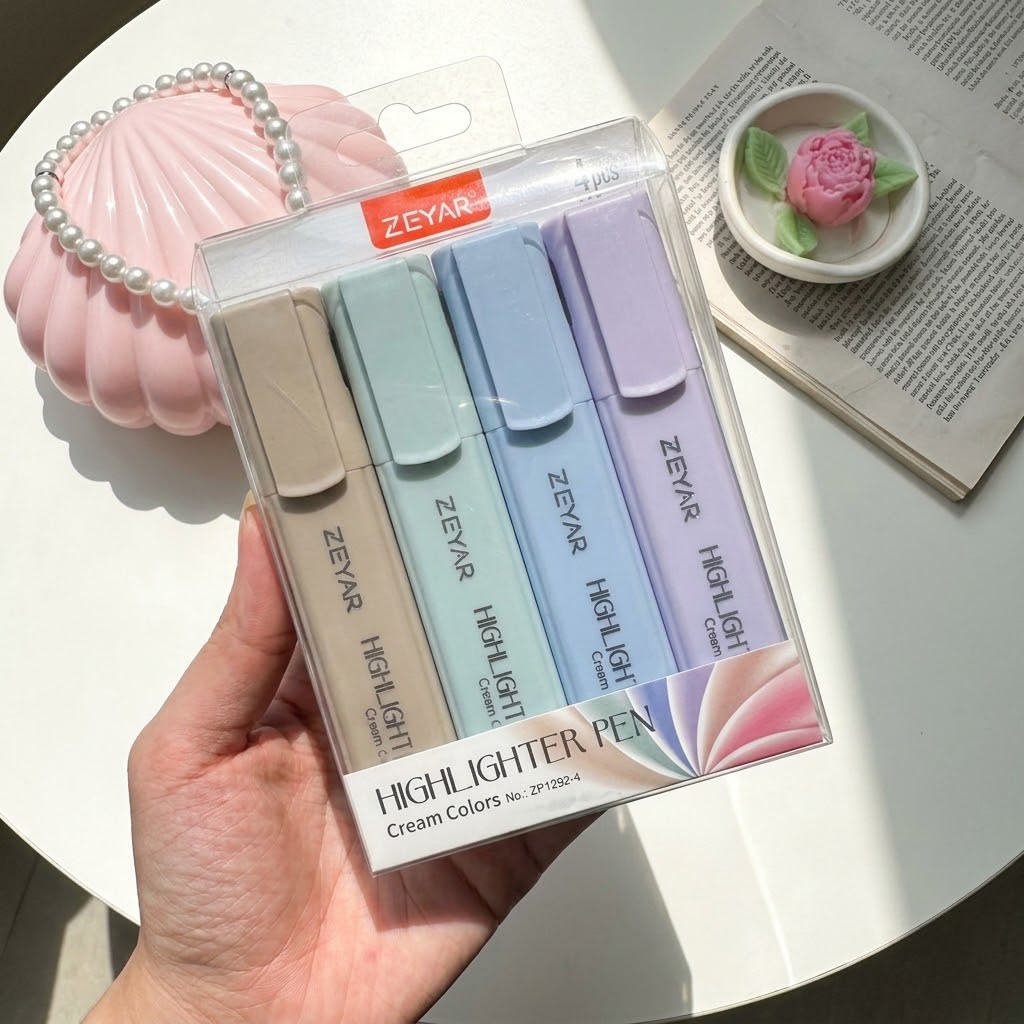 Softie pastels Highlighter Set - 4 PCS