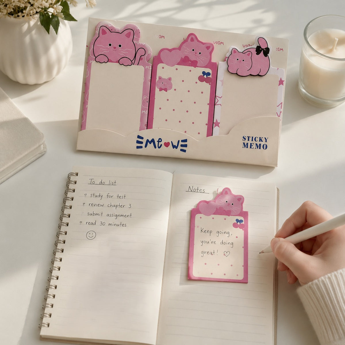 Cat Sticky Note