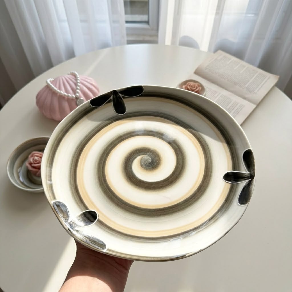 Swirl Flower Dinnerware Set
