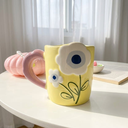 Pop-Out Floral Mug