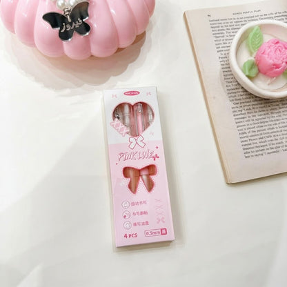 Pinky Love Pen Set - 4 Pcs