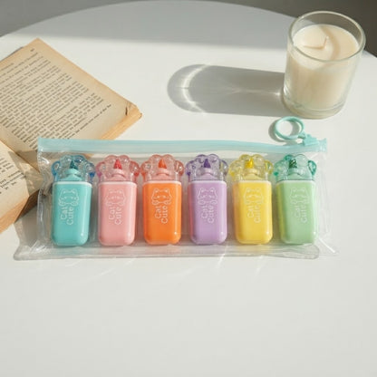 Cat Paw Highlighter Set - 6 PCS