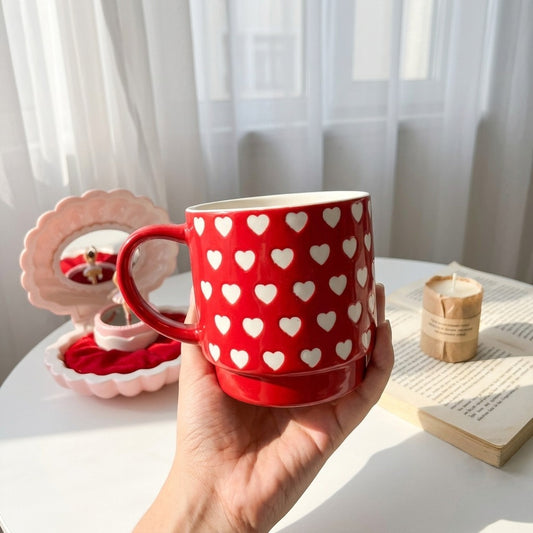 Hearty&Bow Red Mug