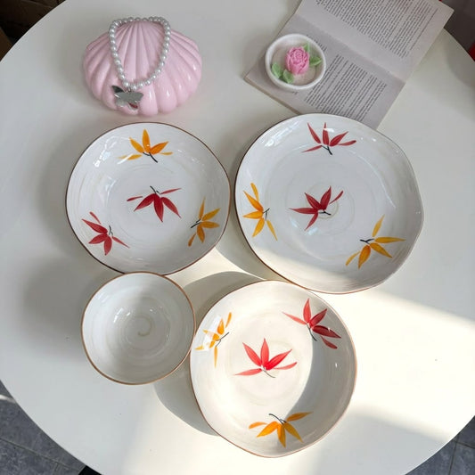Autumn Leaves Dinnerware Set