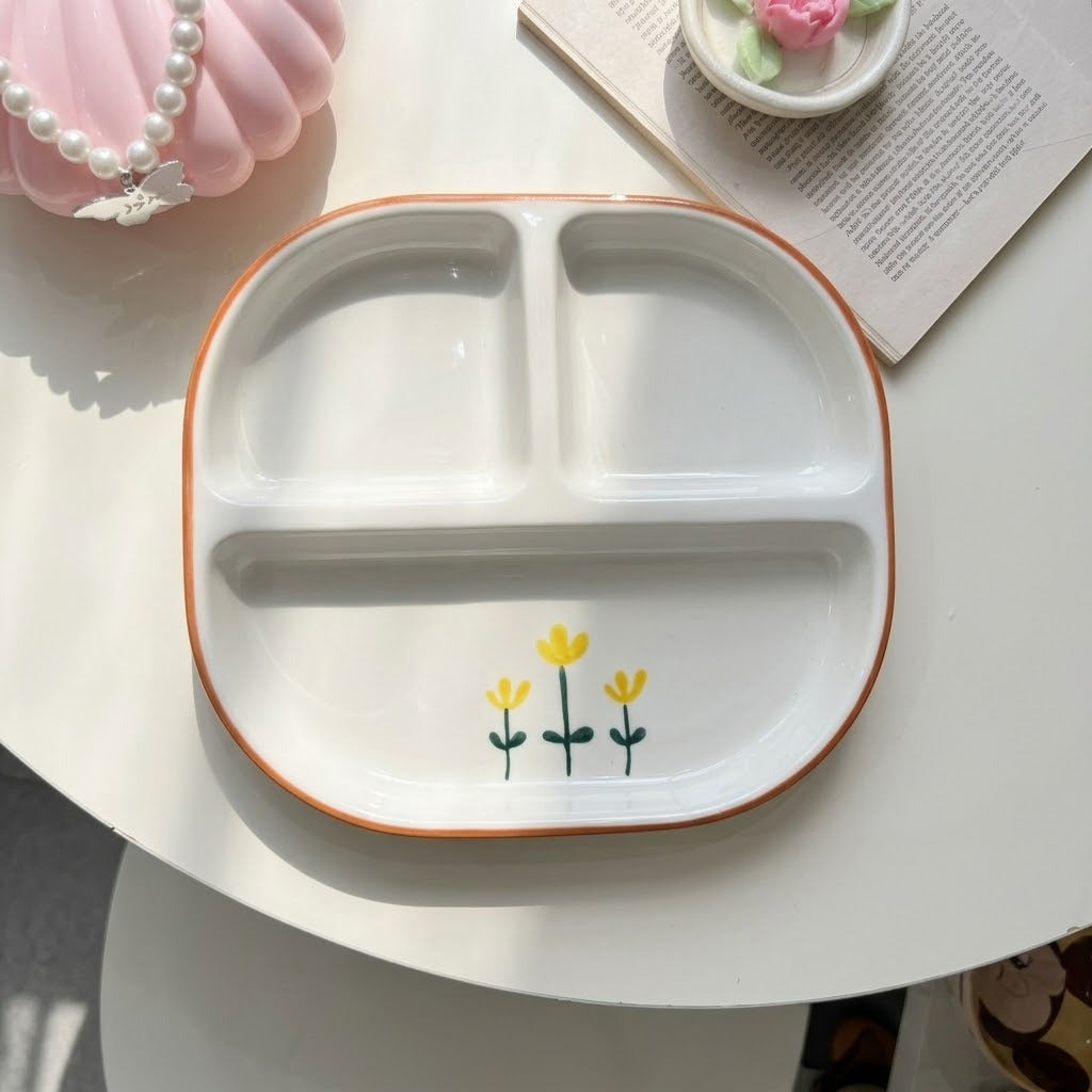 Trio Sunny Bloom Plate